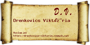 Drenkovics Viktória névjegykártya